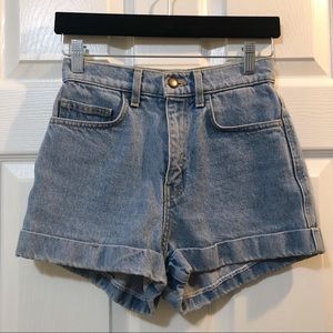 American Apparel Denim Shorts